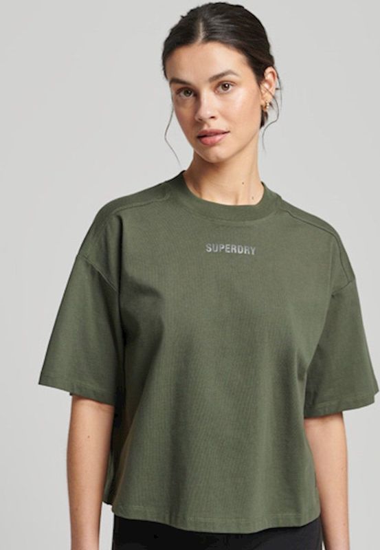 Superdry - Code Tech Oversized T-shirt - Dames - Wijdvallende Pasvorm