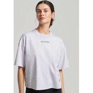 Superdry Dames tshirt Code Tech Oversized T-shirt met wijdvallende pasvorm