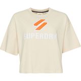 Code - Stacked Boxy T-shirt - Katoen - Korte Mouwen - Ronde Halslijn