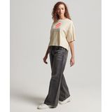 Code - Stacked Boxy T-shirt - Katoen - Korte Mouwen - Ronde Halslijn