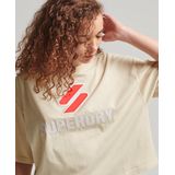 Code - Stacked Boxy T-shirt - Katoen - Korte Mouwen - Ronde Halslijn