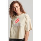 Code - Stacked Boxy T-shirt - Katoen - Korte Mouwen - Ronde Halslijn
