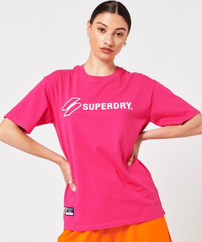 Superdry - Code Sl Applique - T-shirt - Loose Fit