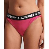 Superdry - Code - Bikinibroekje - Zwart - Gerecycled Polyester - Elastische Tailleband