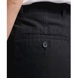 Superdry Studios Linen Korte Broek Zwart Vrouw