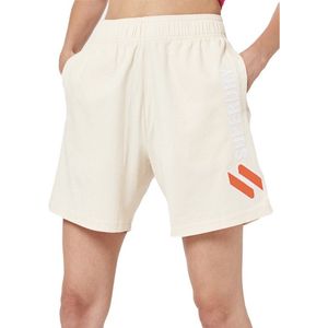 Superdry Code Sl Applique Boy Korte Broek Wit Vrouw