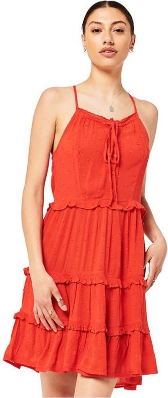 Superdry - Vintage Broderie Cami - Jurk - Rood