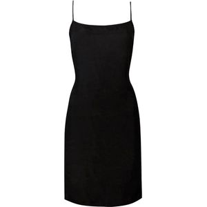 Superdry - Cupro Mini Slipdress - Zwart - Cupro en Viscose