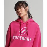 Code - Oversized Hoodie - Groen - Katoen