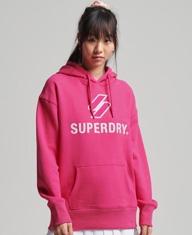 Code - Oversized Hoodie - Groen - Katoen