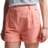 Superdry - Eden - Korte Broek - Beige - Linnen 52%, Viscose 48%