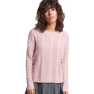 Superdry Dropped Shoulder Cable Crew Trui