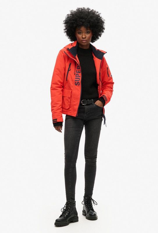 Superdry - Ultimate SD Windcheater - Winterjas - Zwart - 100% Gerecycled Polyester