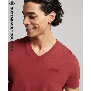 Superdry - Vintage Logo T-shirt - Heren - Biologisch Katoen - V-hals