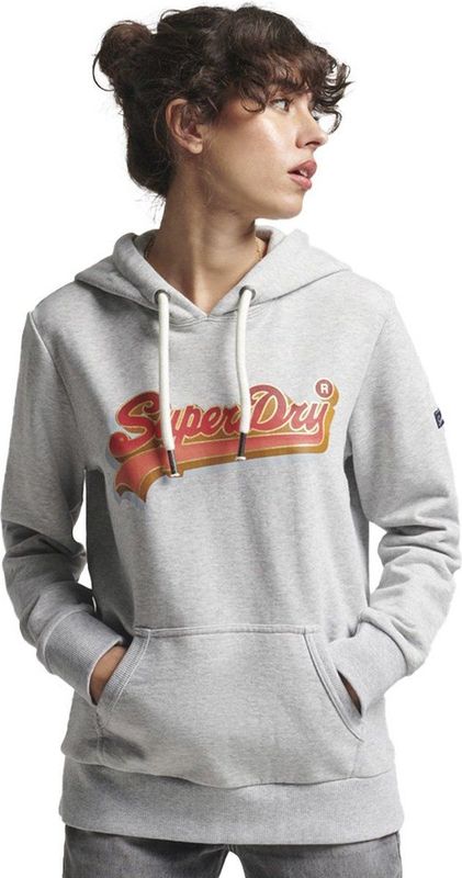 Superdry Vintage Vl Seasonal Ub Hoodie Grijs Vrouw