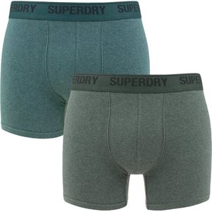 Superdry - Multi - Boxershorts - 2-Pack - Zwart - Katoen