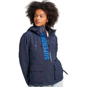 Superdry - W5011153A - Jas - Marineblauw - Polyester - Lange Mouwen