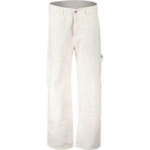 Superdry - High Rise Carpenter - Broek - Wit - Katoen 100%