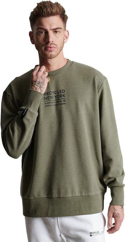 Superdry - Studios Rcycl City Sweatshirt - Groen - Man