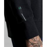 Superdry Heren Trui Recycled Micro Top-sweatshirt met ronde hals