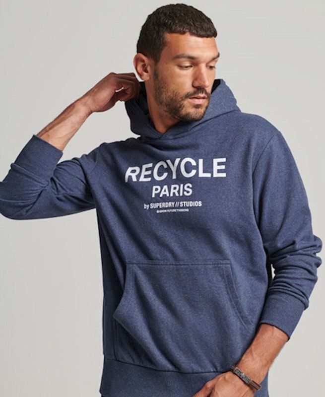 Superdry Heren Trui Recycled City hoodie