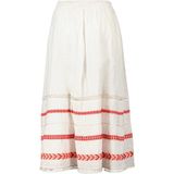 Superdry - Vintage Emb Maxi Rok - Wit - Vrouw