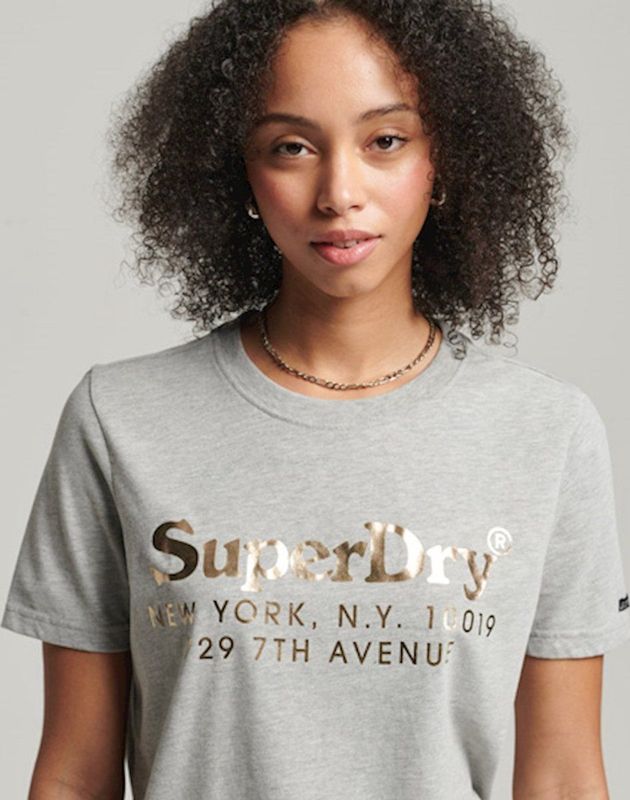 Superdry Vintage Venue Interest T-shirt Vrouwen
