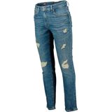 Superdry - Slim Fit Jeans - Blauw - Katoen - Riemlussen, Vijf Zakjes