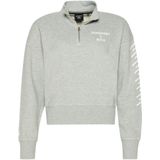 Superdry - Code Core - Sport Sweatshirt - Zwart - Halve Rits, Losse Pasvorm, Lange Mouwen