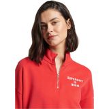 Superdry - Code Core - Sport Sweatshirt - Rood - Katoen