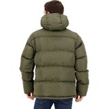 Superdry - Studios Short Duvet Jas - Zwart - Gewatteerd - Gevoerde Capuchon