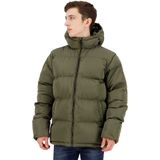 Superdry - Studios Short Duvet Jas - Zwart - Gewatteerd - Gevoerde Capuchon