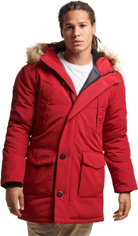 Superdry - Vintage Everest - Jas - Groen - 100% Gerecycled Polyester Vulling