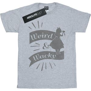 Li-cense Disney dames alice in wonderland raar en gek katoenen vriendje t-shirt