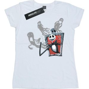 Li-cense Disney dames nightmare before christmas ghosts of jack katoenen t-shirt