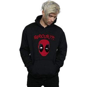 Marvel - "Deadpool Seriously" Kapuzenpullover für Herren (M) (Schwarz)