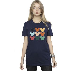 Li-cense - Mickey Mouse - T-shirt - Katoen - Vierkant - Dames