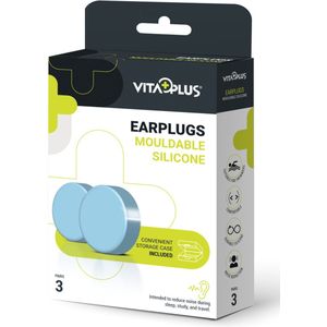 Oordoppen - Blauw - Siliconen - Set van 6