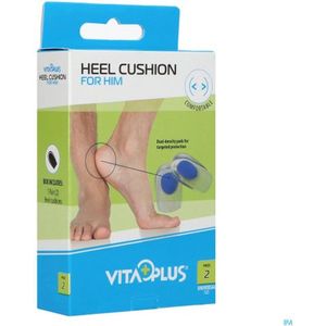 VitaPlus - Heel Cushion - Hielkussens - Ondersteuning bij Hielspoor - Voor Heren