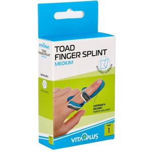 Vitaplus - Toad Finger Splint - Spalk - Zwart - Foam - 1st