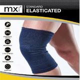 MX Health - Standard Elasticated Knee Support - Zwart - Elastiek