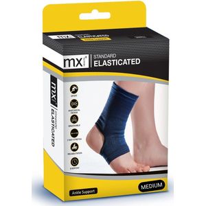 MX Health - Standard Ankle Support - Elastisch - Zwart - 2-Way Stretch