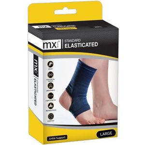 MX standard elasticated ankle support L