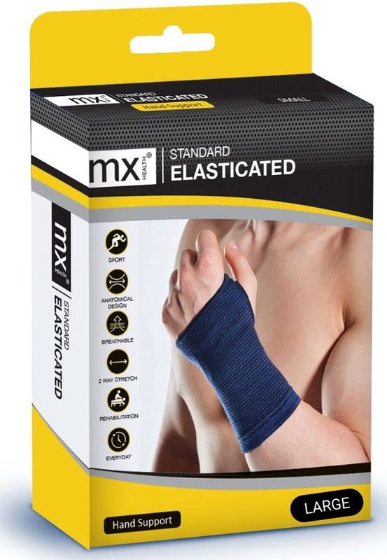 MX Health Mx Standard Hand Support Elastic - L