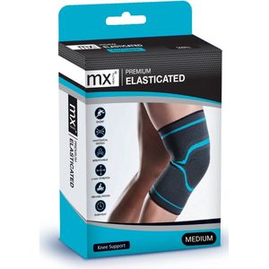 MX Health - Premium Kniebrace - Elastic - Zwart - Hoogwaardig Elastisch Materiaal