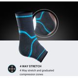 MX Health - Premium Enkelsteun - Elastisch - L