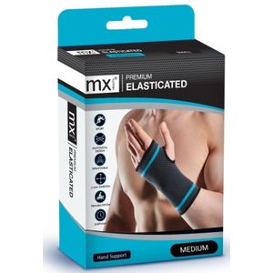 MX Health - Premium Elasticated Hand Support - Handbrace - Elastisch - Zwart