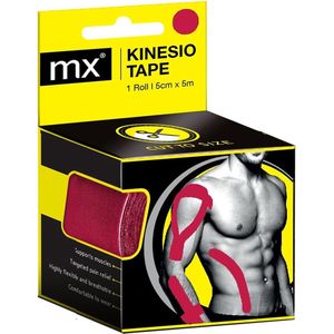 MX Health - Kinesio Tape - Rood - 5 cm x 5 m