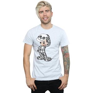 Disney Heren Mickey Mouse Skeleton T-Shirt