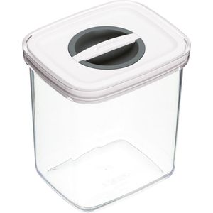 KitchenCraft MasterClass Smart Seal Voedselcontainer 1,3 Liter - Kunststof ‎19,1 x 17,9 x 13,1 Centimeter Transparant